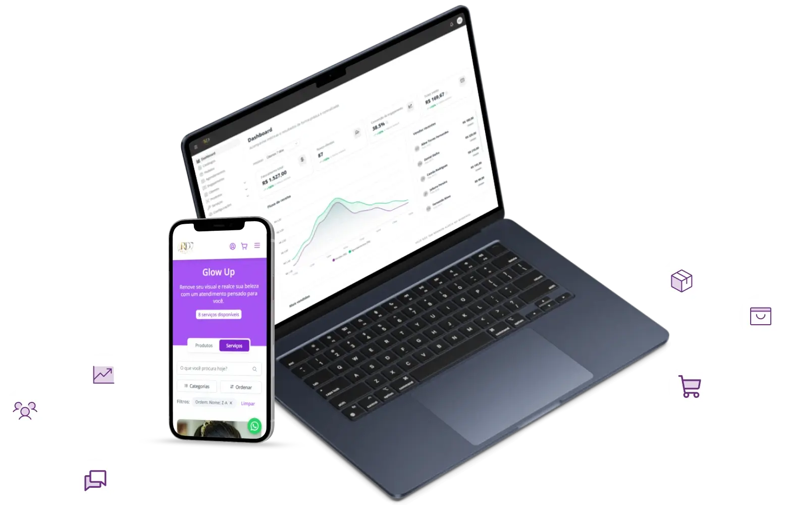 Painel Analítico do Facilizou — visualize métricas, catálogos e pedidos em tempo real